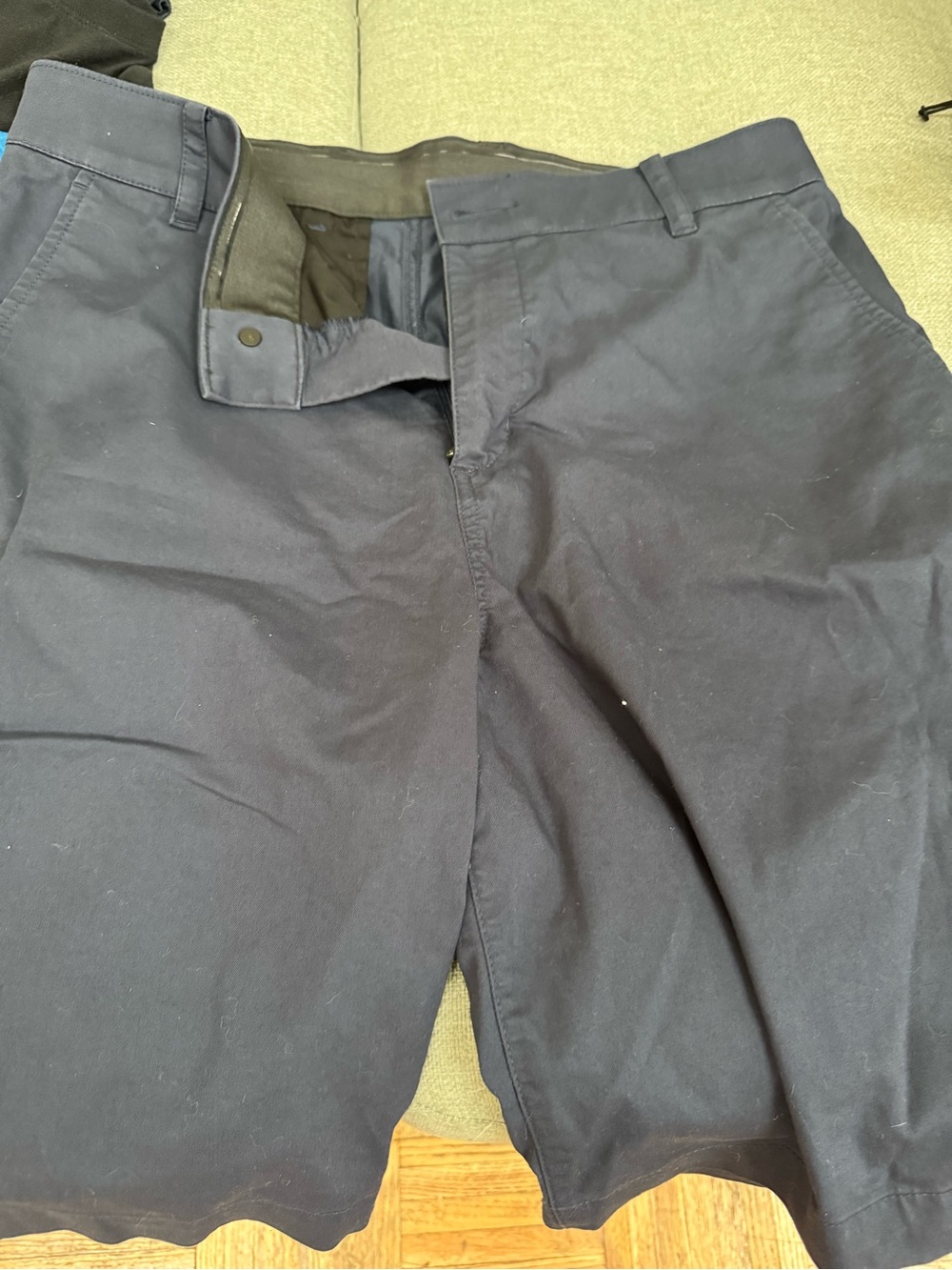 Nike men’s dri fit chino golf shorts. Size 31 blue
